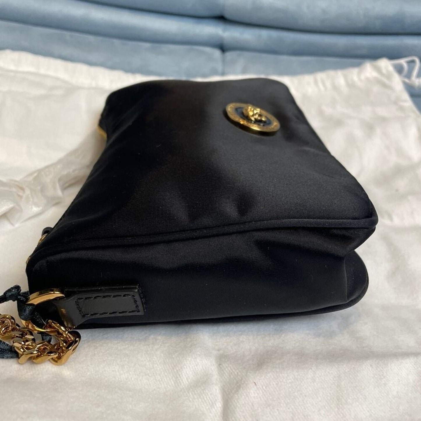 VERSACE Medusa nylon hobo bag