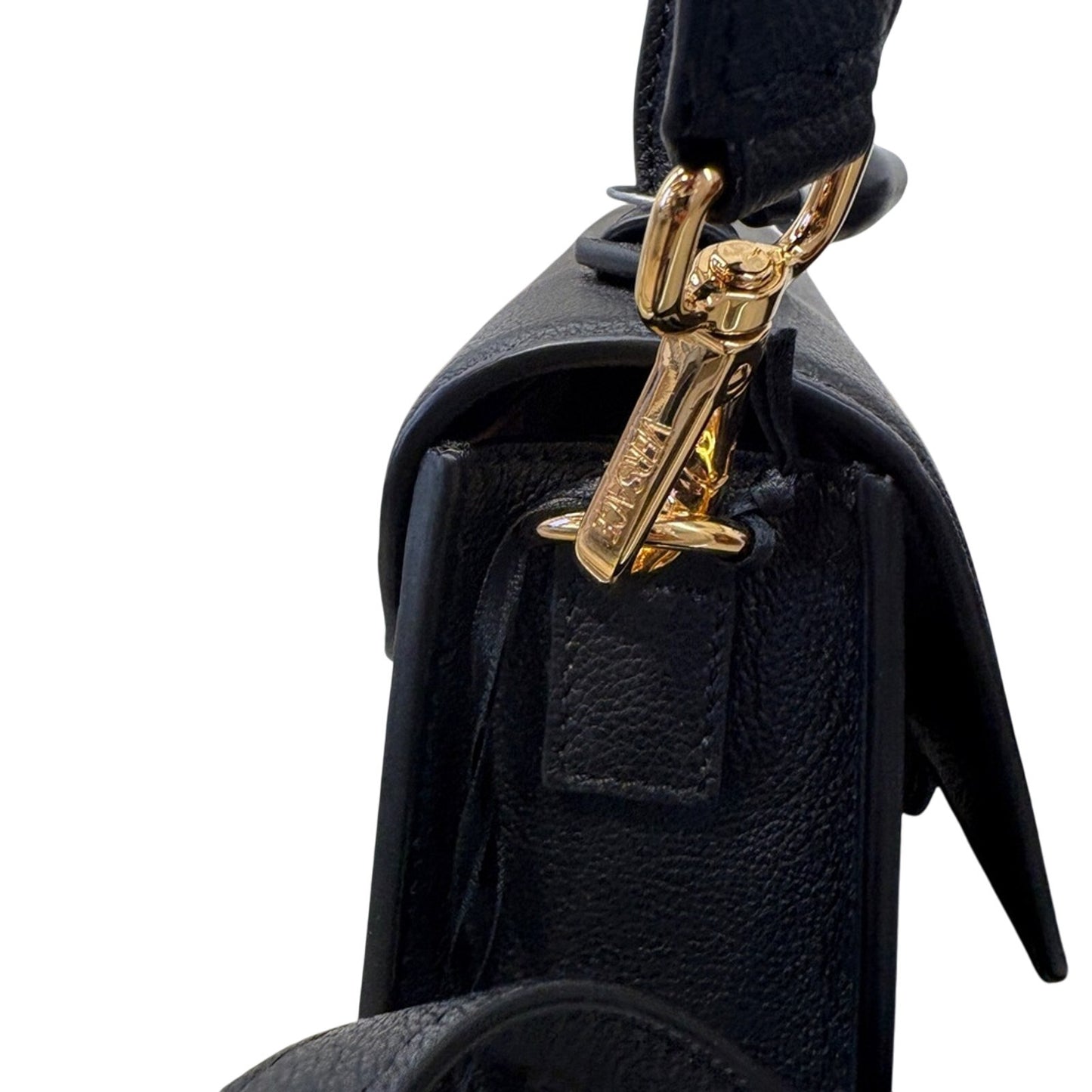 Versace La Medusa Top Handle Crossbody Bag Black NWT