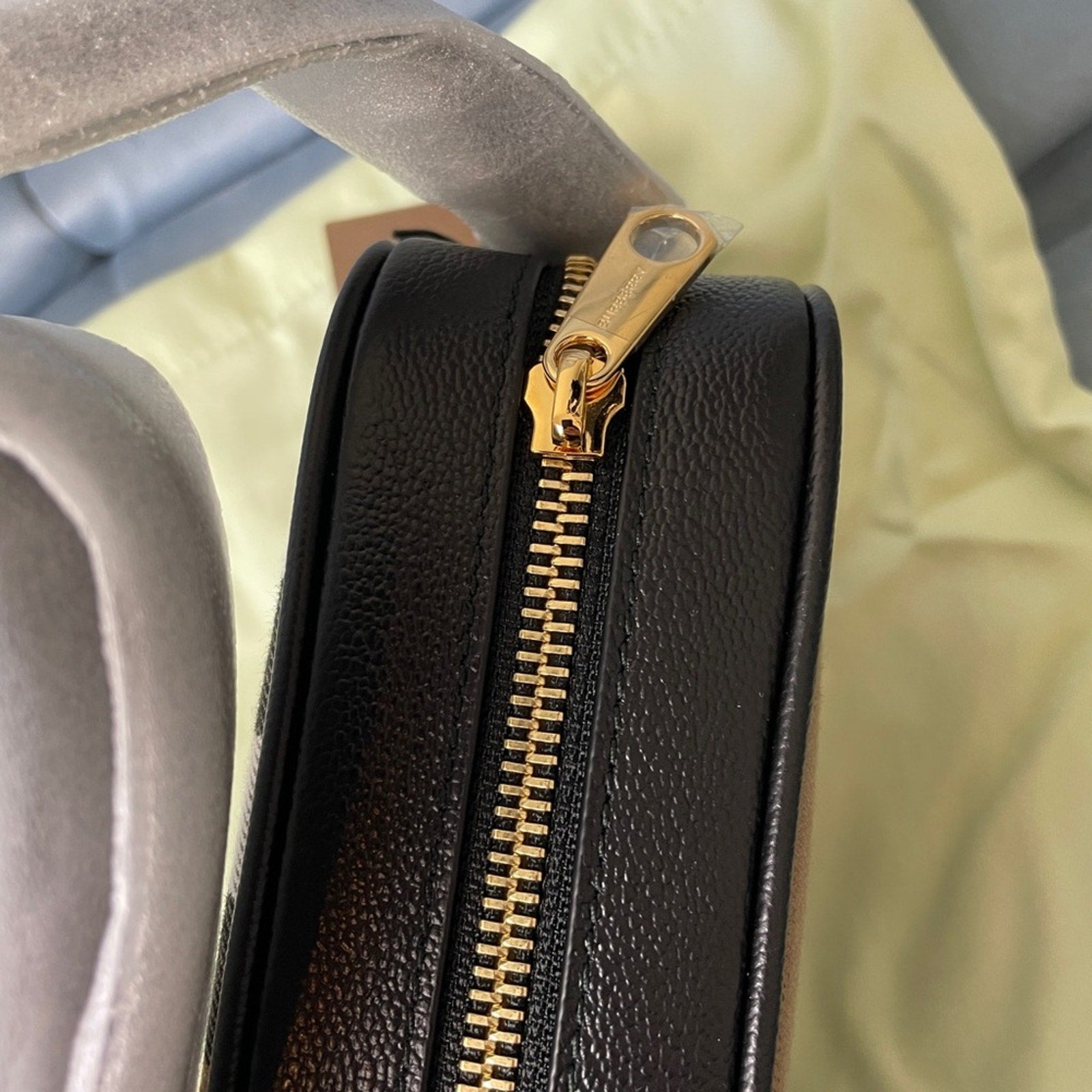 Burberry Checkered Crossbody camera Bag small black