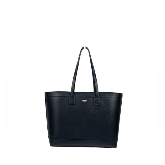 Burberry brand new leather tote bag black