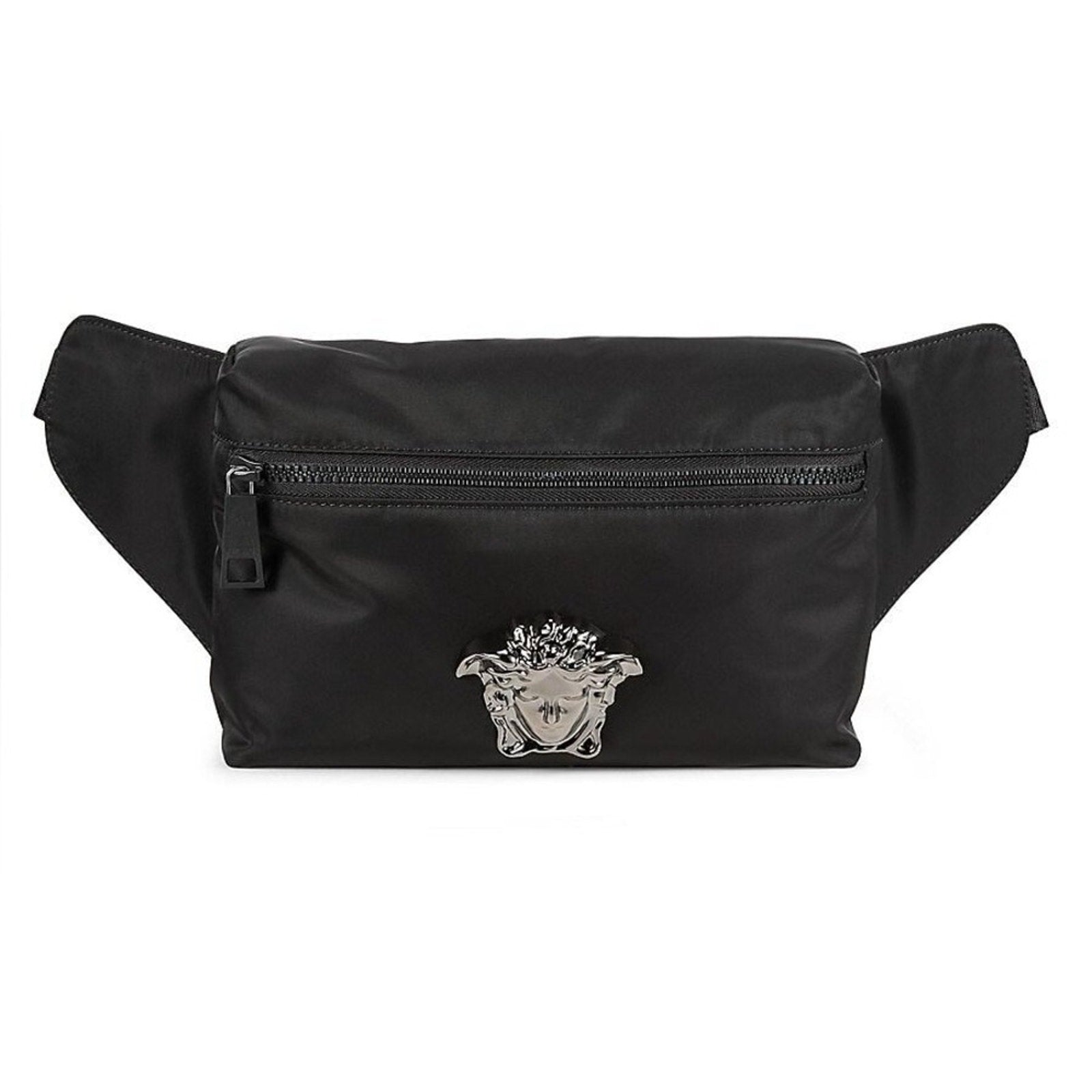 Versace Black Belt Bag with Medusa