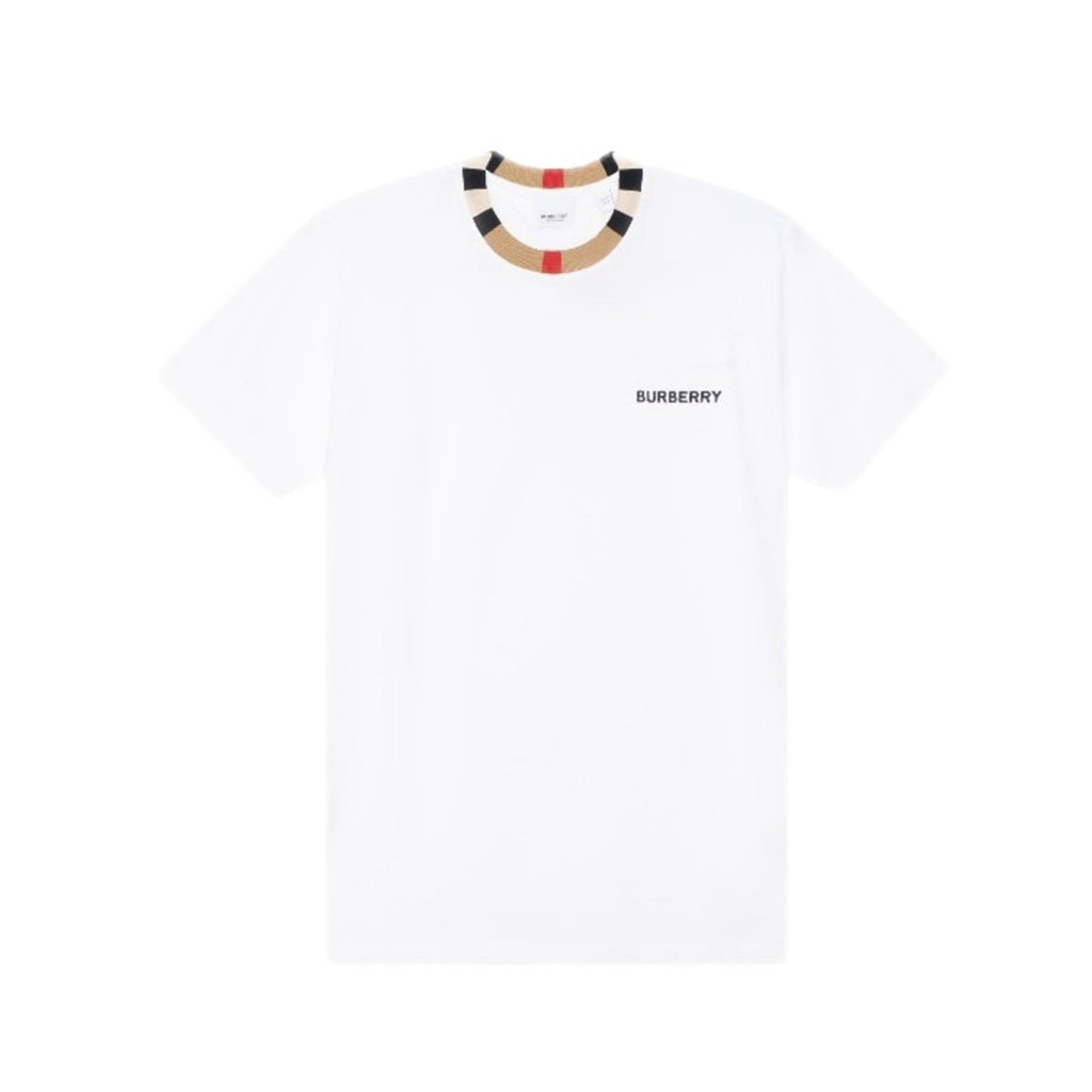 Burberry White unisex oversized T-Shirt