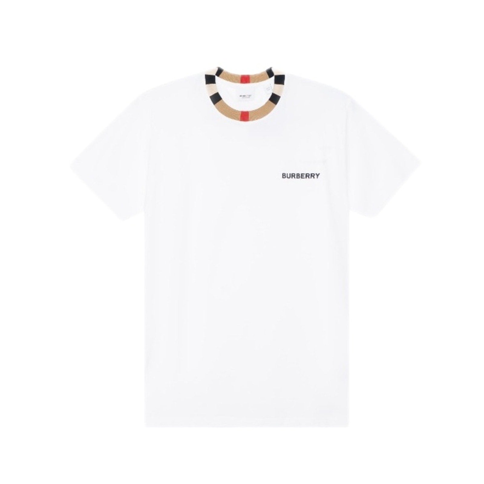 Burberry White unisex oversized T-Shirt