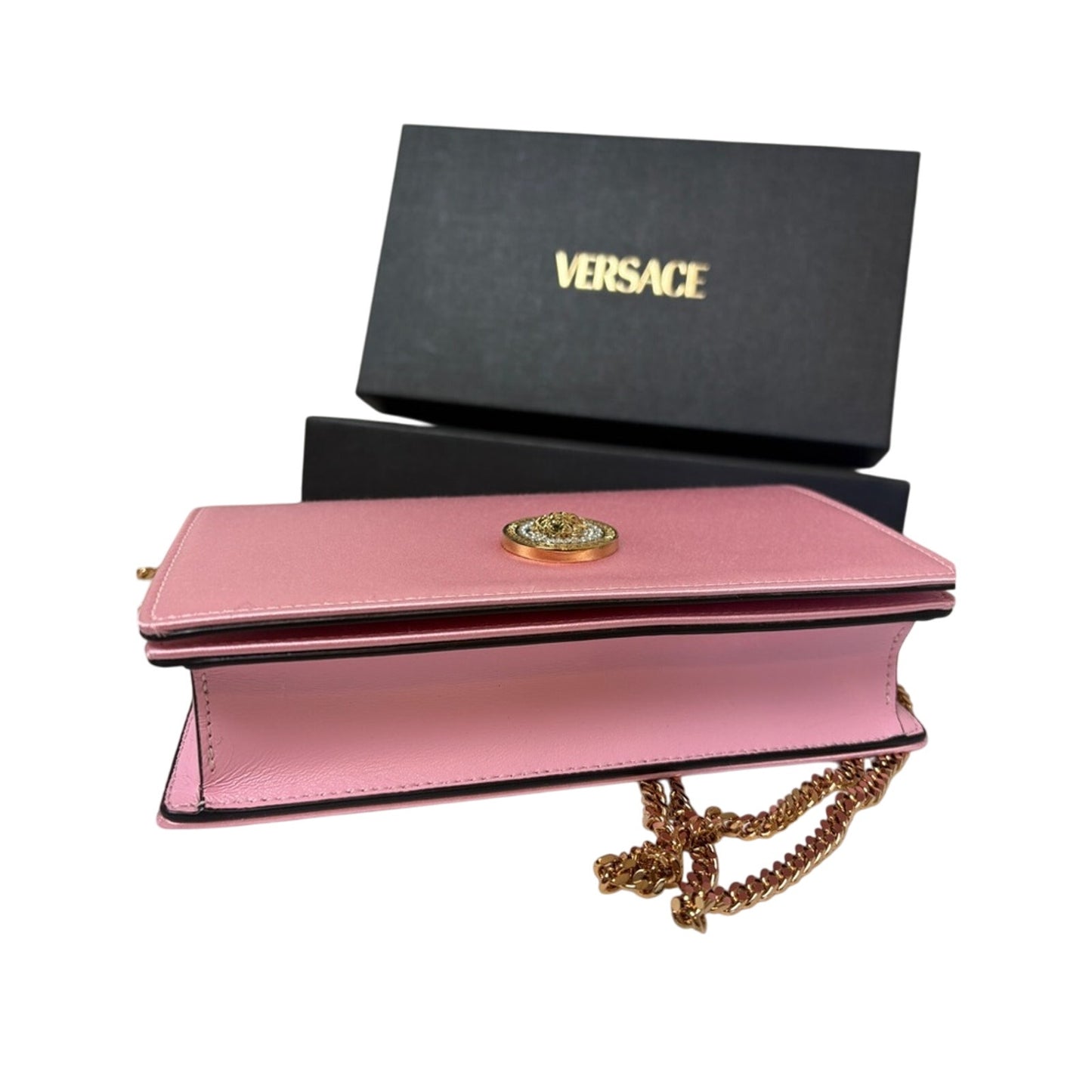 Versace Pochette Donna Raso Rosa/Rosa Tenue