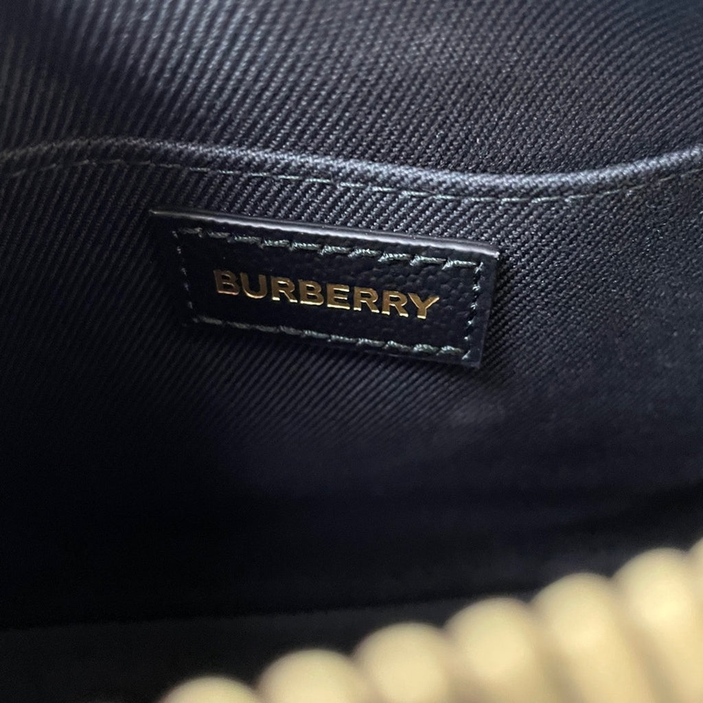 Burberry Checkered Crossbody camera Bag small black