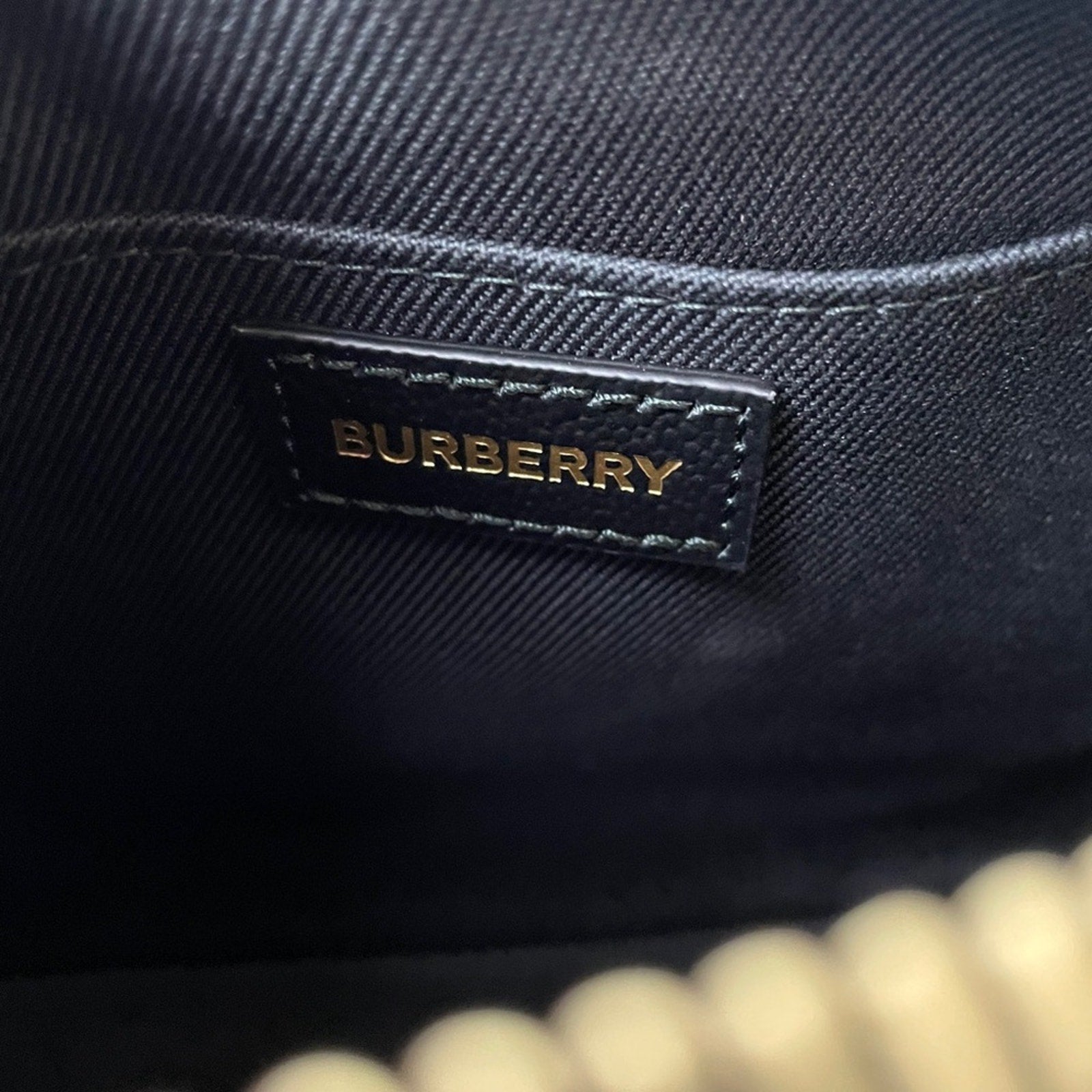Burberry Checkered Crossbody camera Bag small black