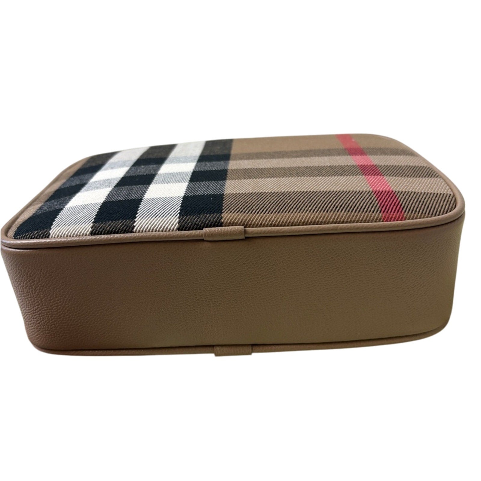 Burberry Checkered Crossbody camera Bag beige small