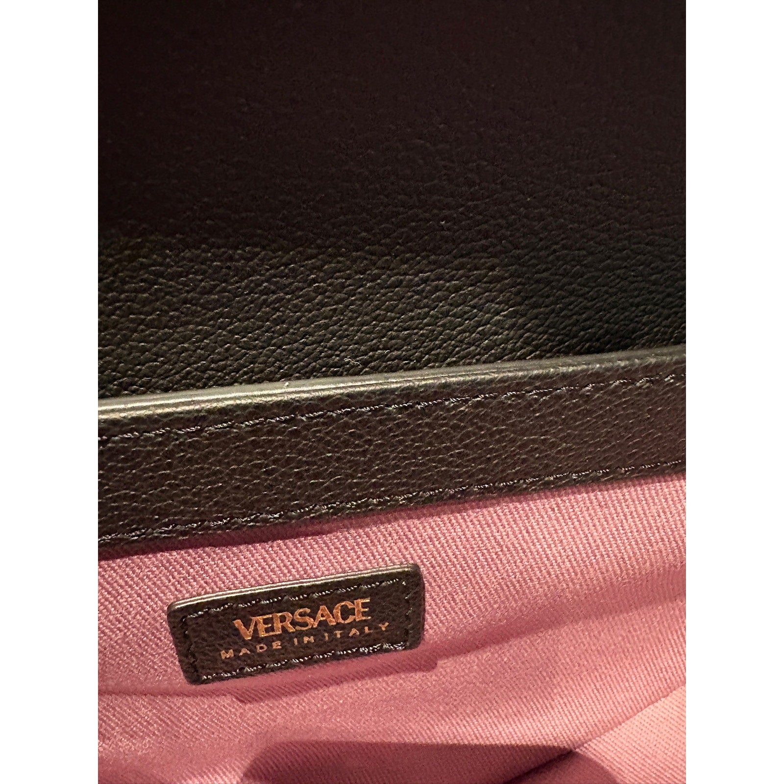 Versace Black la Medusa saddle bag BLACK