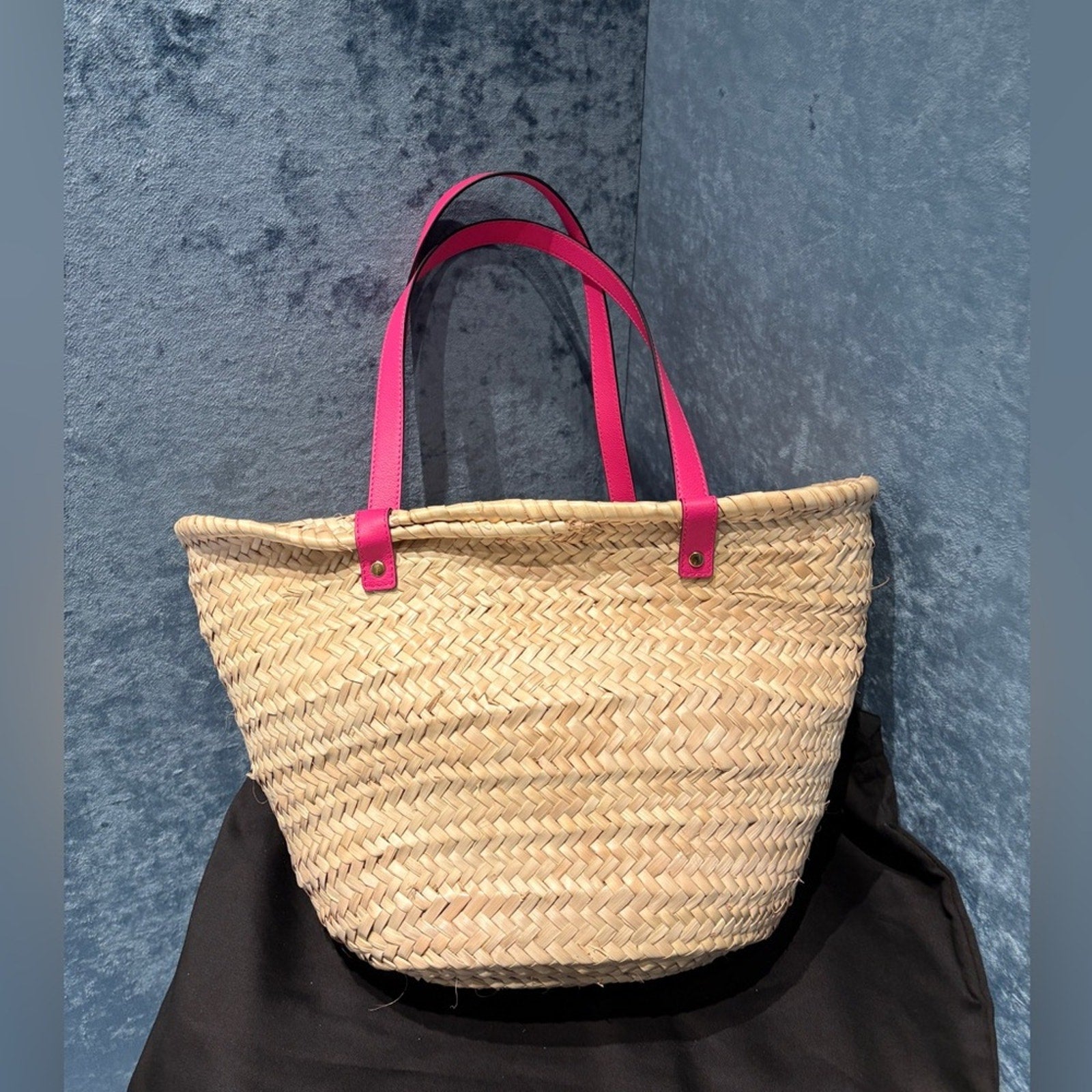 Versace Fuchsia and Natural Tote Bag