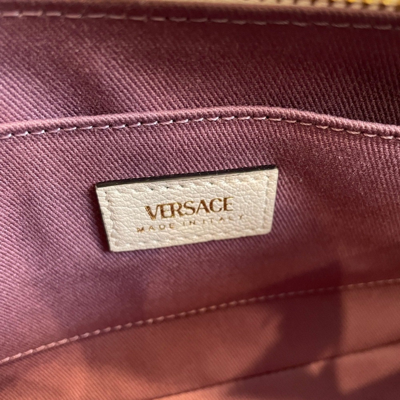 Versace Grained Calfskin Medusa Shoulder NWT