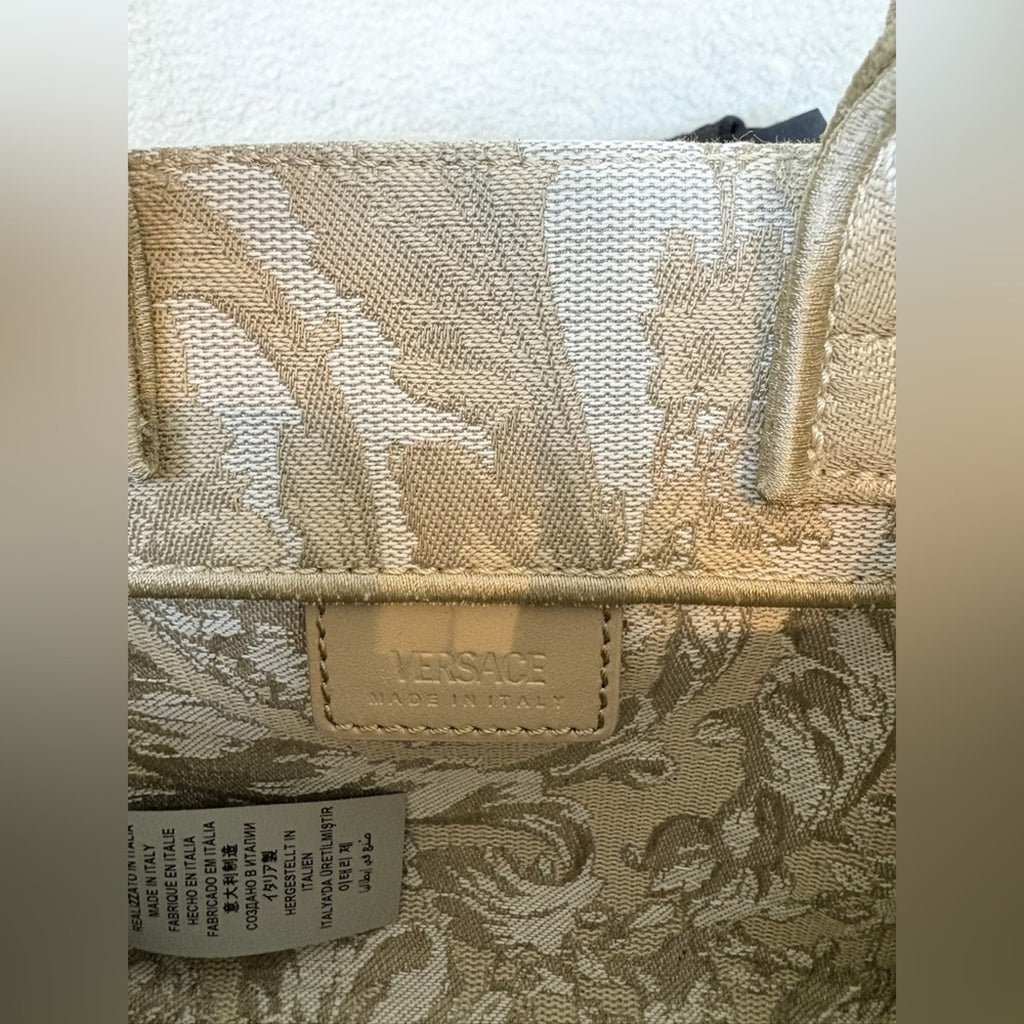 Versace Barocco Athena Mini tote bag NWT