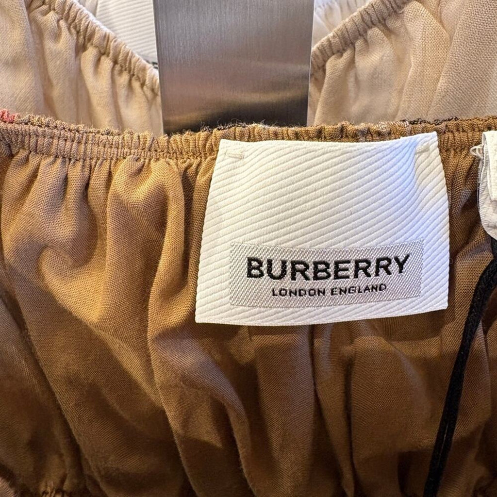 Burberry Delilah Tan Plaid Dress