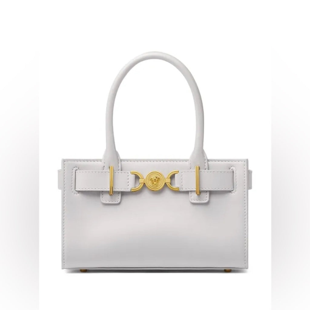 Versace Gray small Medusa '95 tote bag NWT