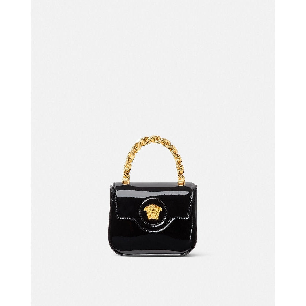 Versace Black and Gold la Medusa Women's Bag