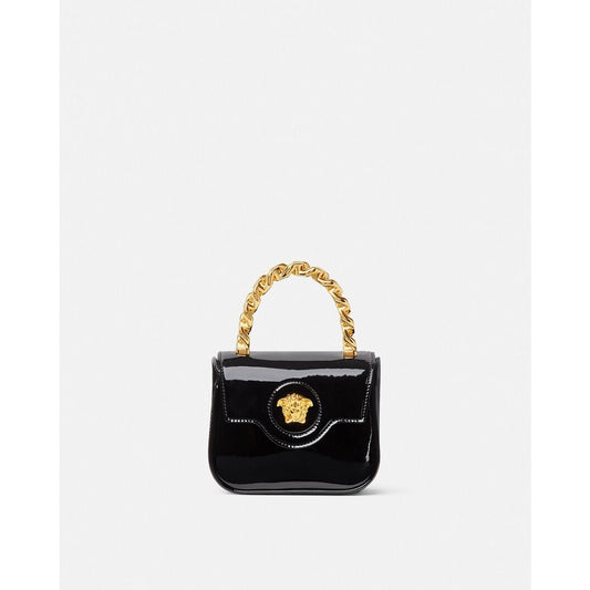 Versace Black and Gold la Medusa Women's Bag
