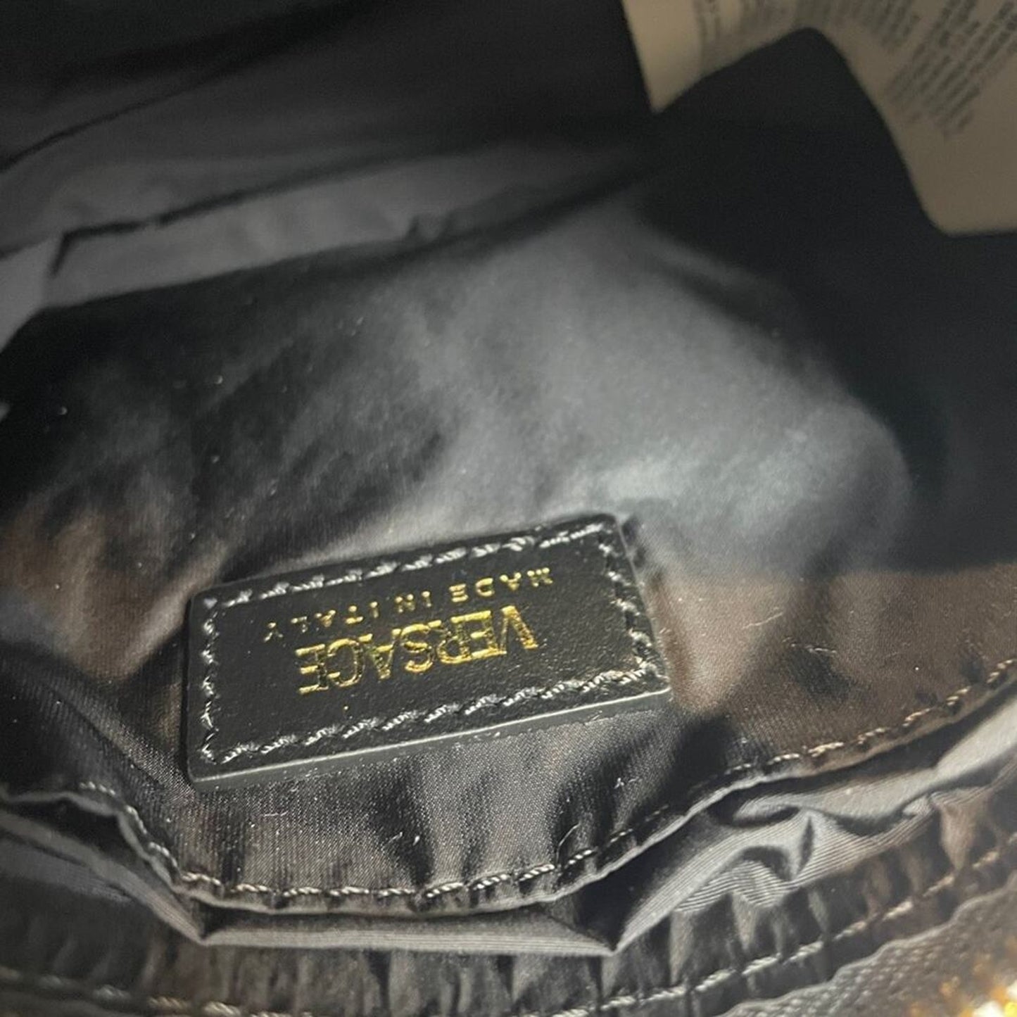 VERSACE Medusa nylon hobo bag