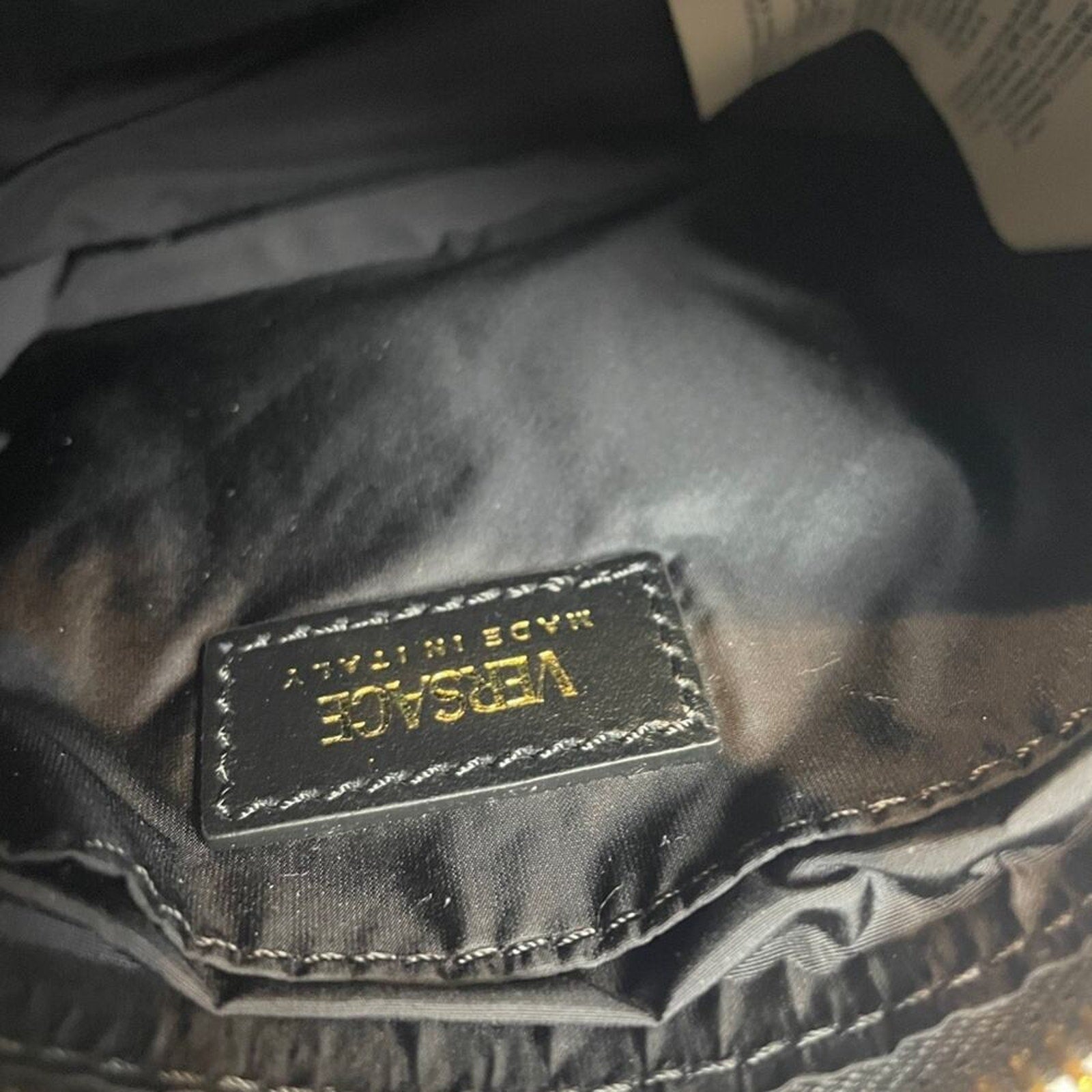 VERSACE Medusa nylon hobo bag