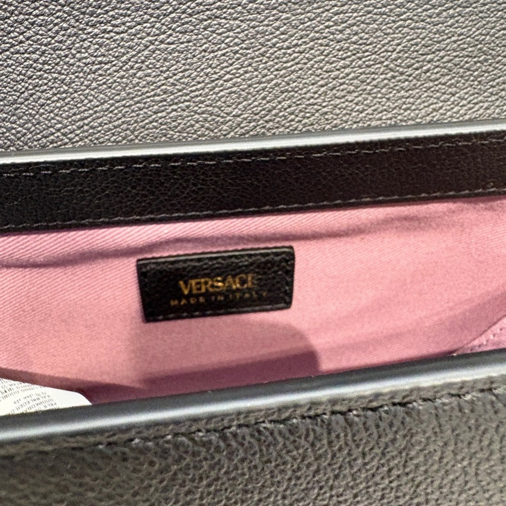 Versace Black la Medusa saddle bag BLACK