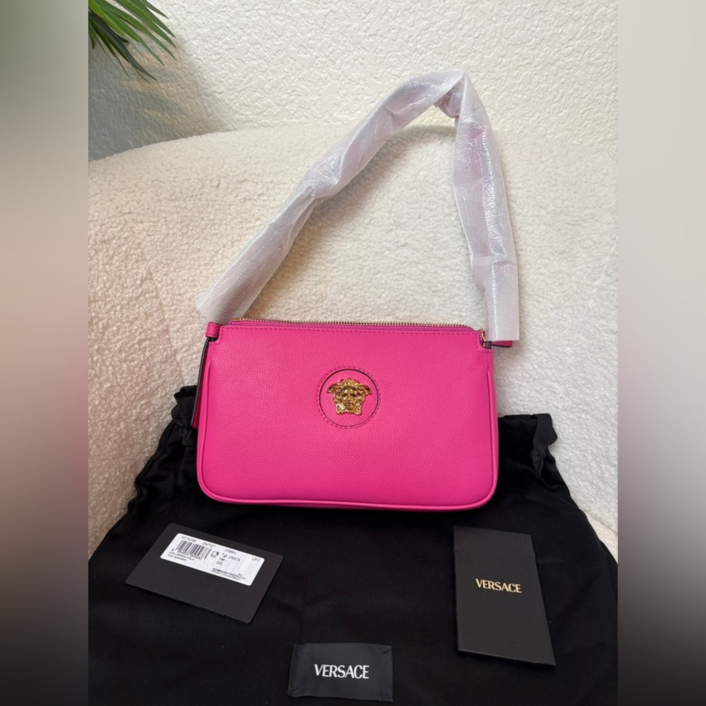 Versace Pink Medusa Shoulder Bag