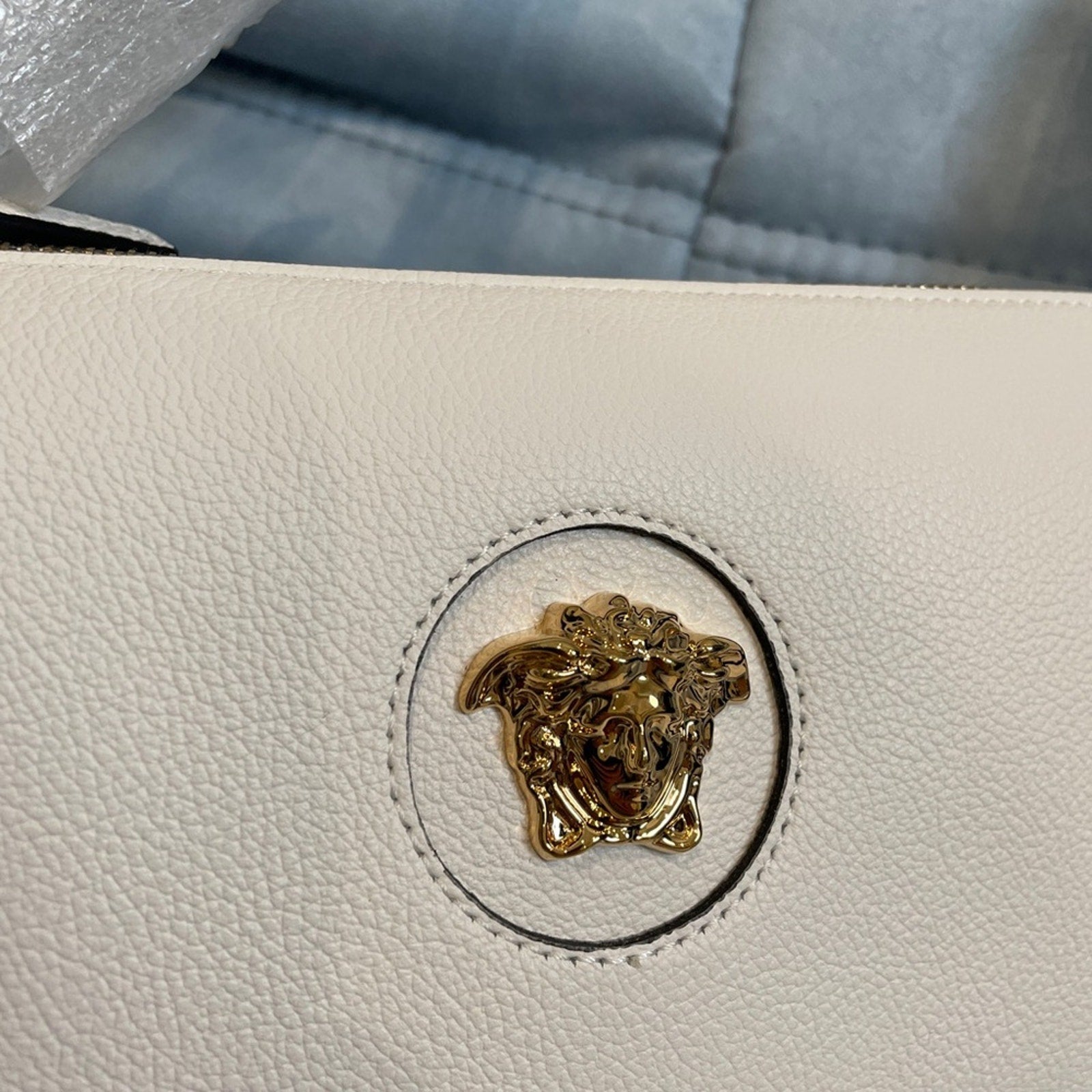 Versace Grained Calfskin Medusa Shoulder NWT