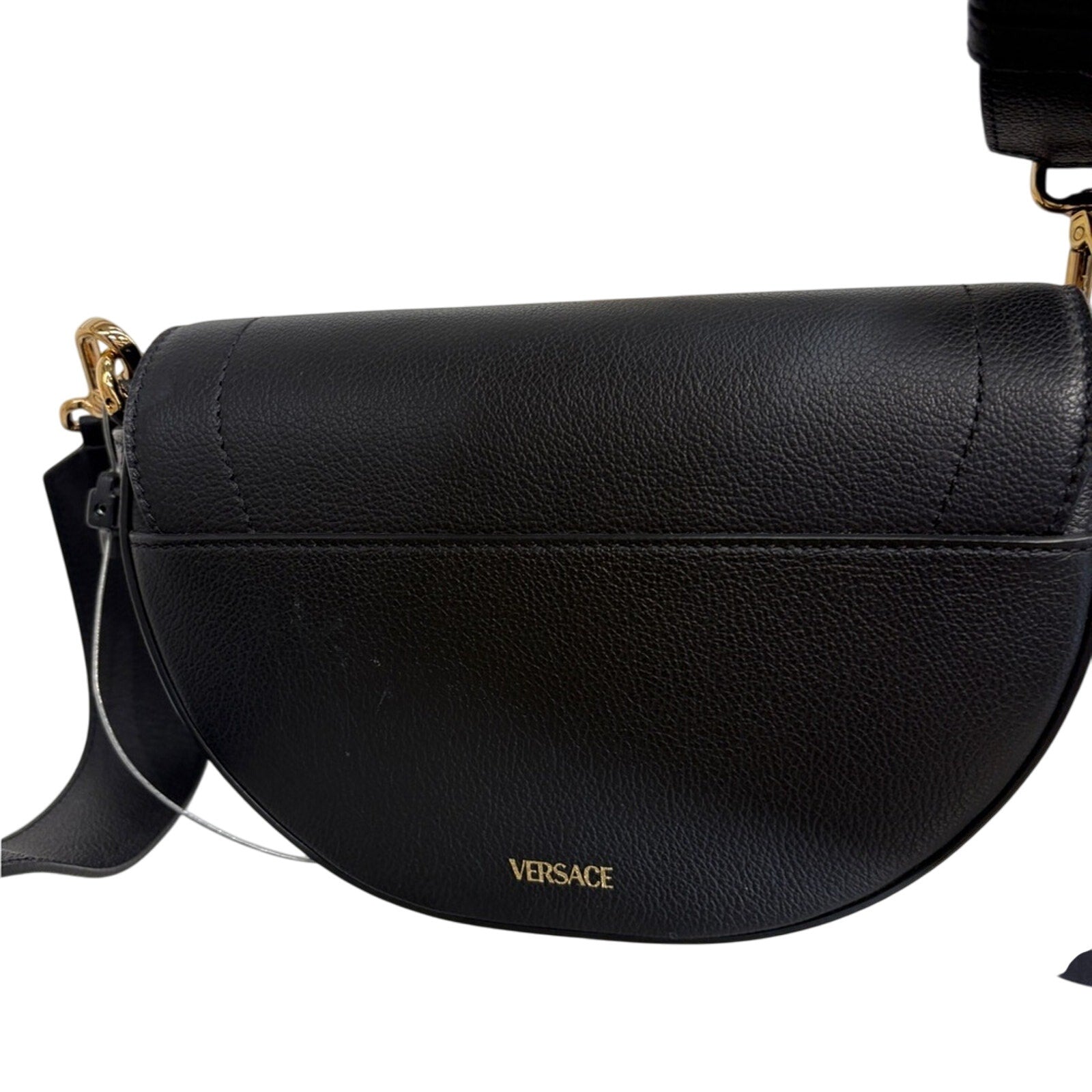 Versace Black la Medusa saddle bag BLACK