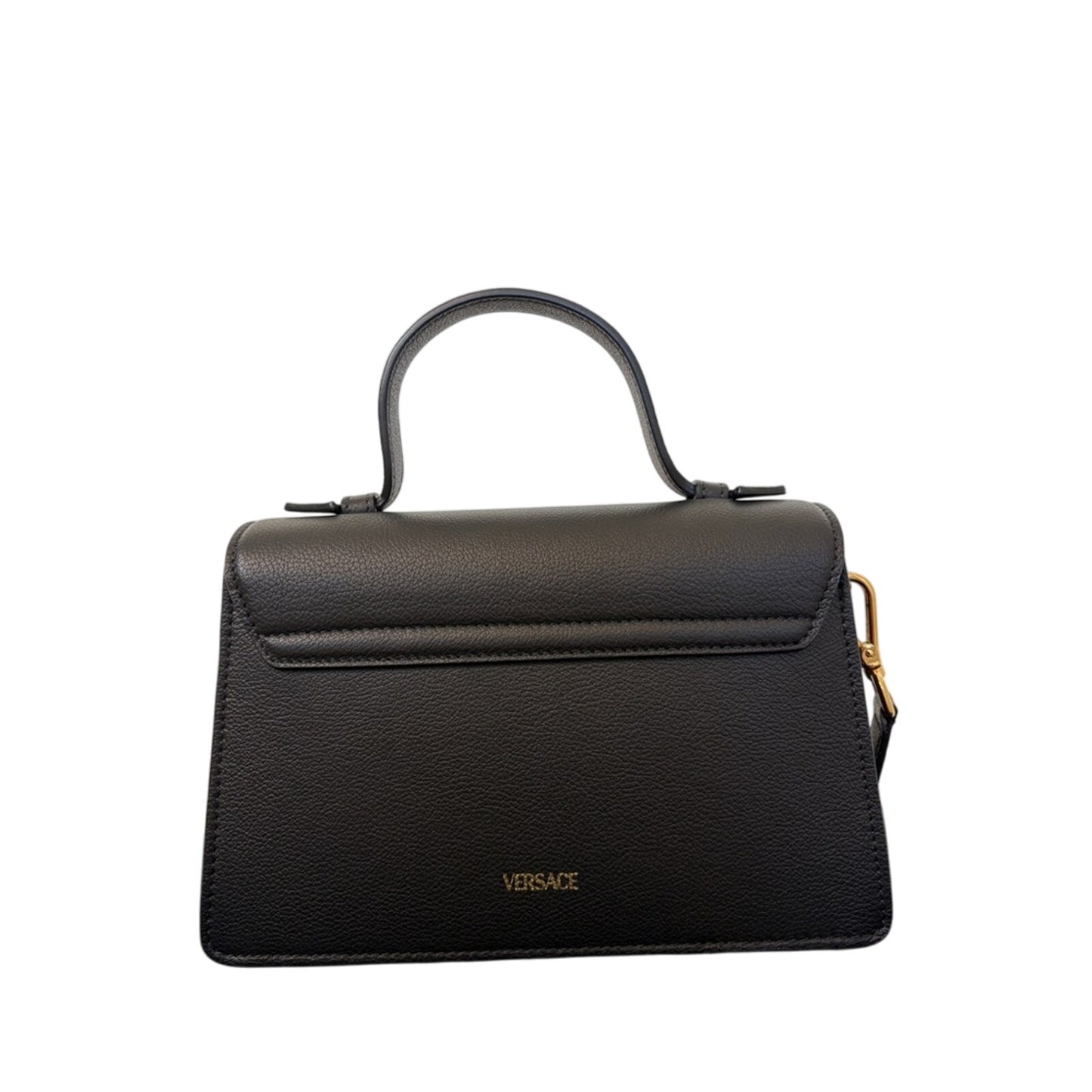 Versace La Medusa Top Handle Crossbody Bag Black NWT
