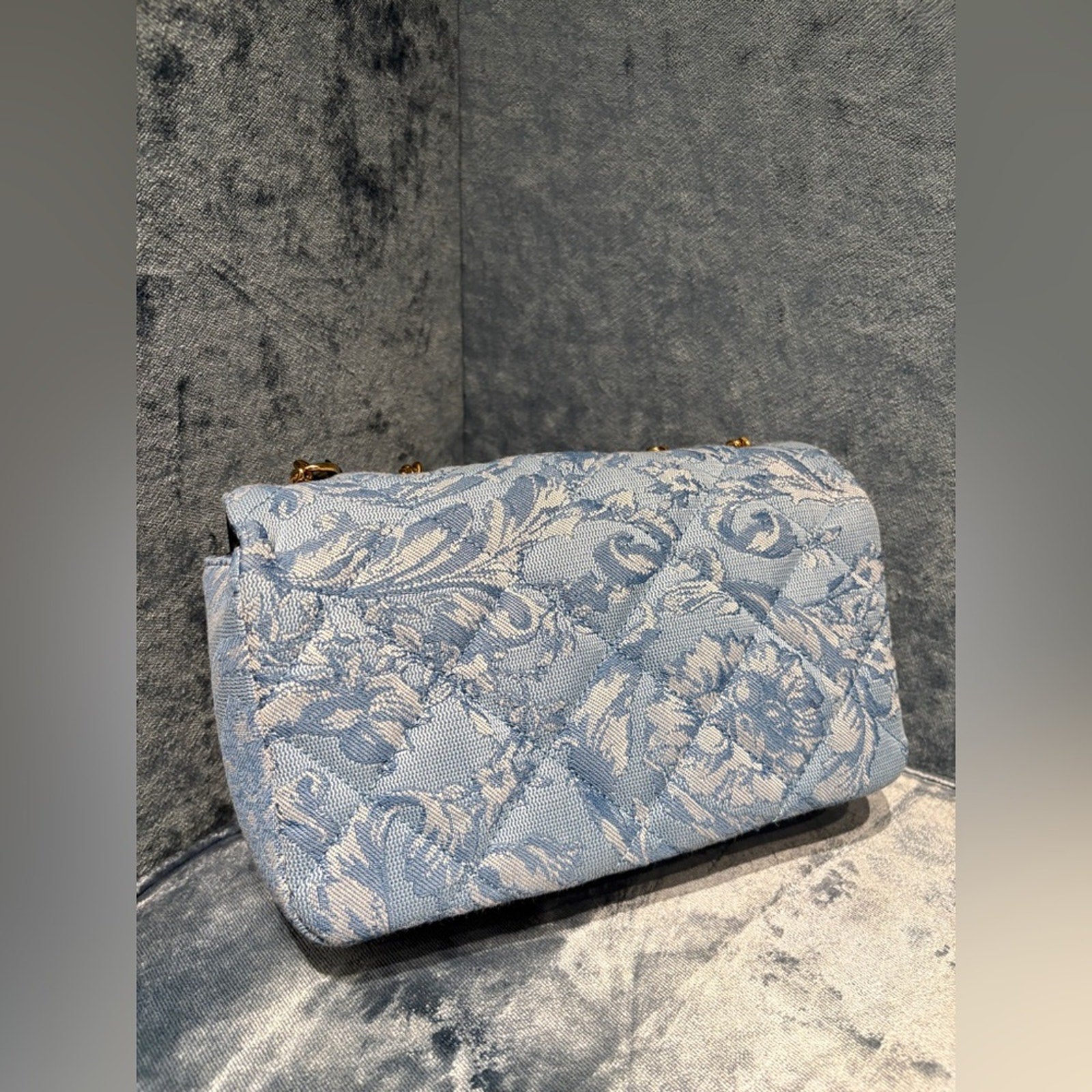 Versace fabric Medusa chain bag medium