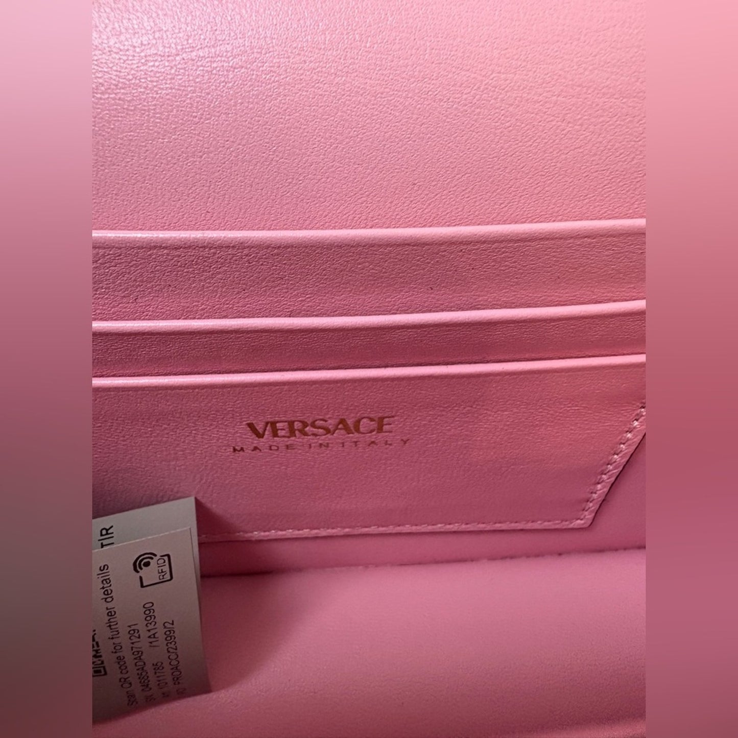 Versace Pochette Donna Raso Rosa/Rosa Tenue