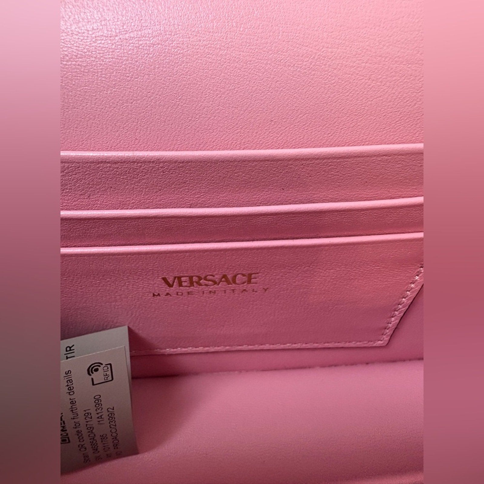 Versace Pochette Donna Raso Rosa/Rosa Tenue