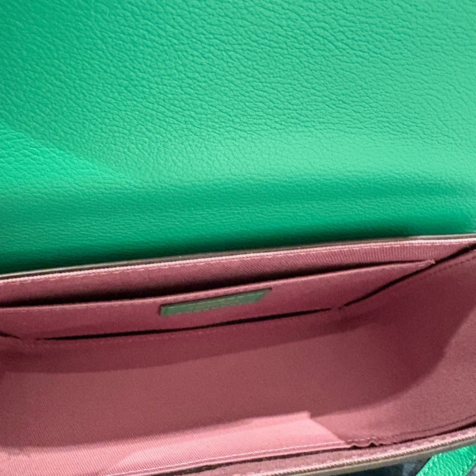 Versace Vibrant Green Crossbody Bag with Medusa NWT