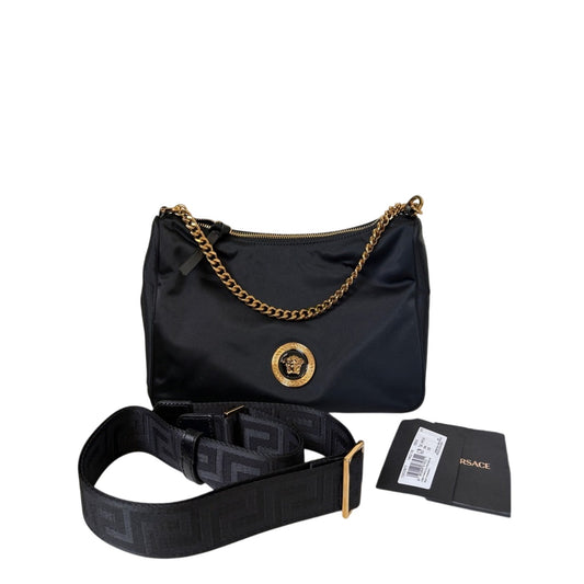 Versace Medusa Black and Gold Women's crossbody/shoulder bag