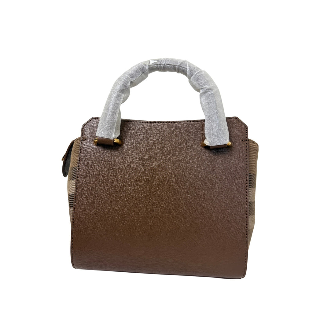 Burberry banwell small Brown top handle Bag
