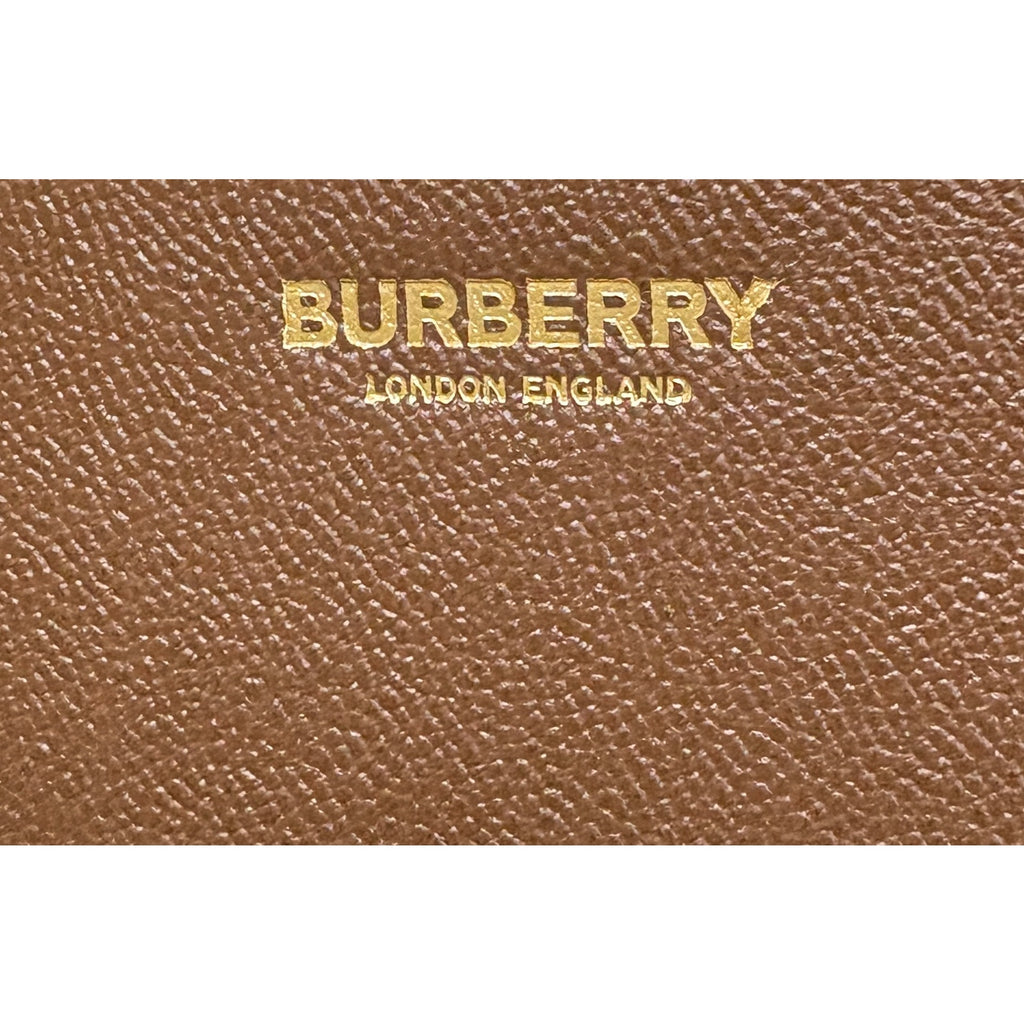 Burberry banwell small Brown top handle Bag