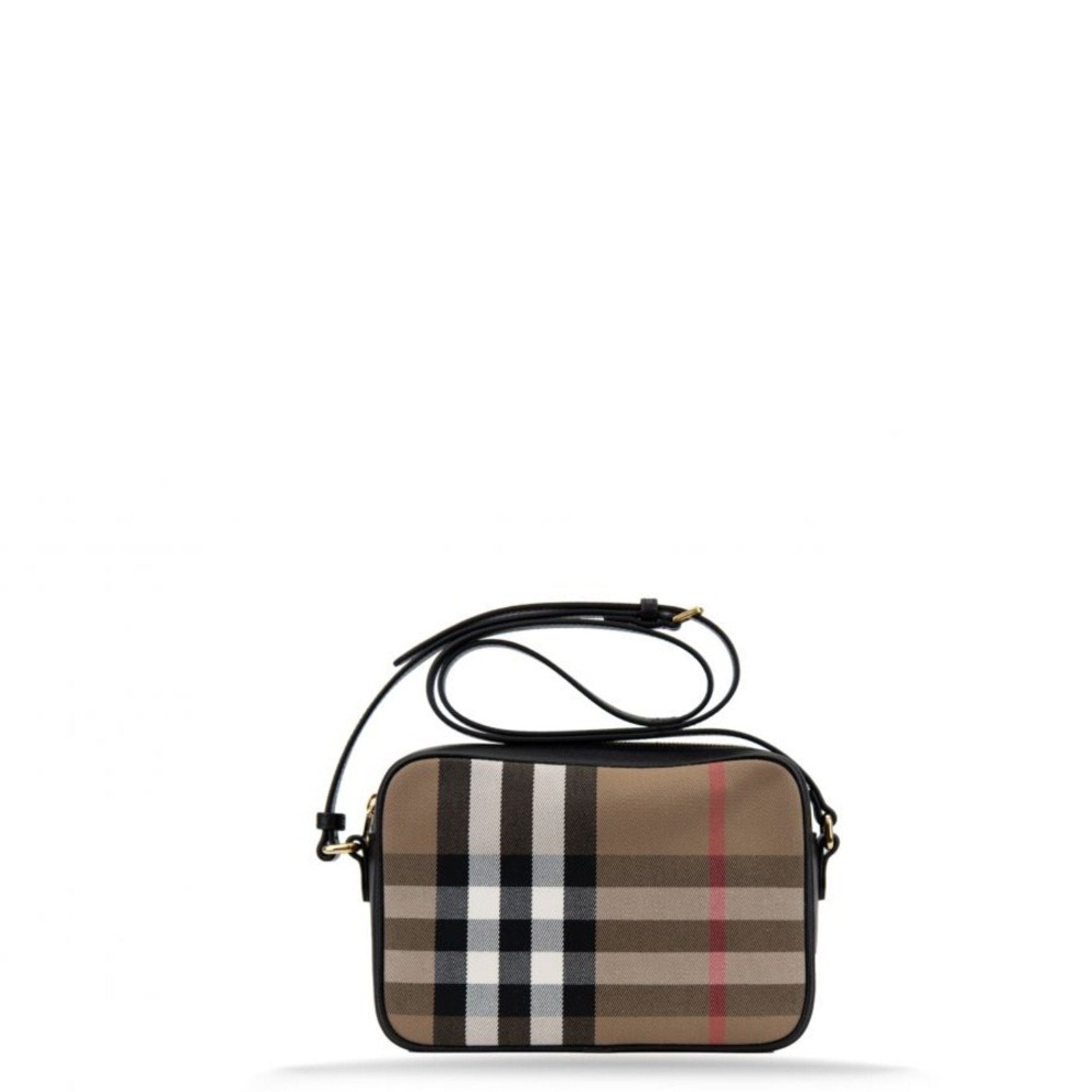 Burberry Checkered Crossbody camera Bag small black