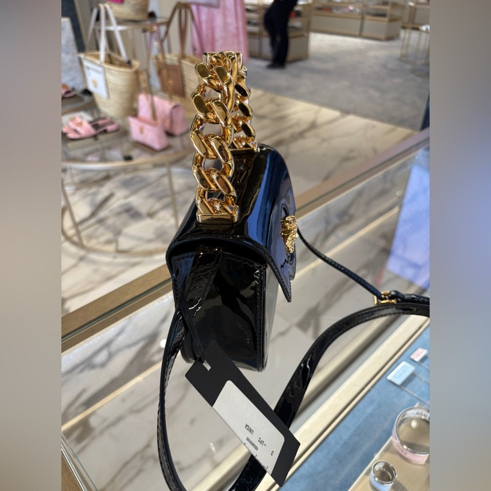 Versace Black and Gold la Medusa Women's Bag