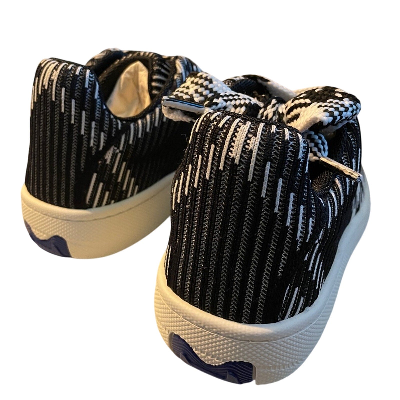 Burberry Box Check Knit Low-Top Sneakers