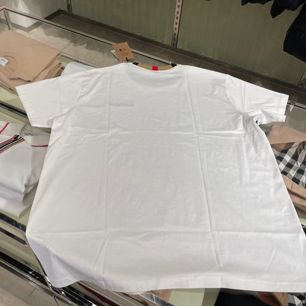Burberry White unisex oversized T-Shirt