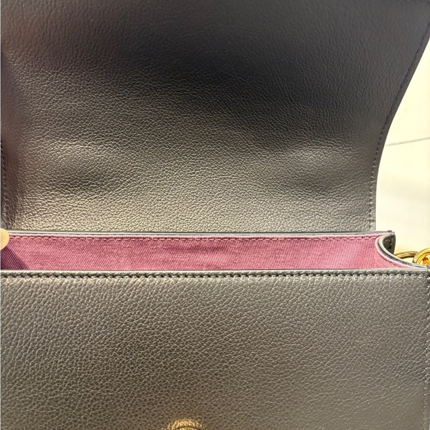 Versace La Medusa Top Handle Crossbody Bag Black NWT