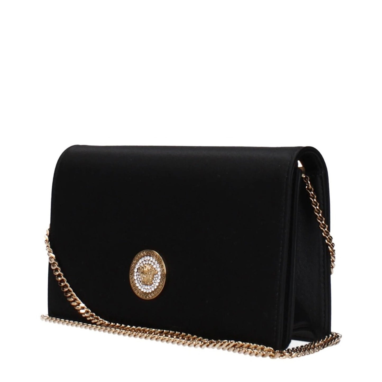 Versace Clutches Women Satin Black