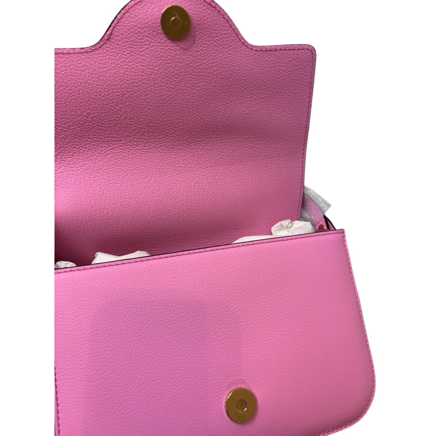 Versace Pink la Medusa Crossbody Bag with Gold Hardware NWT