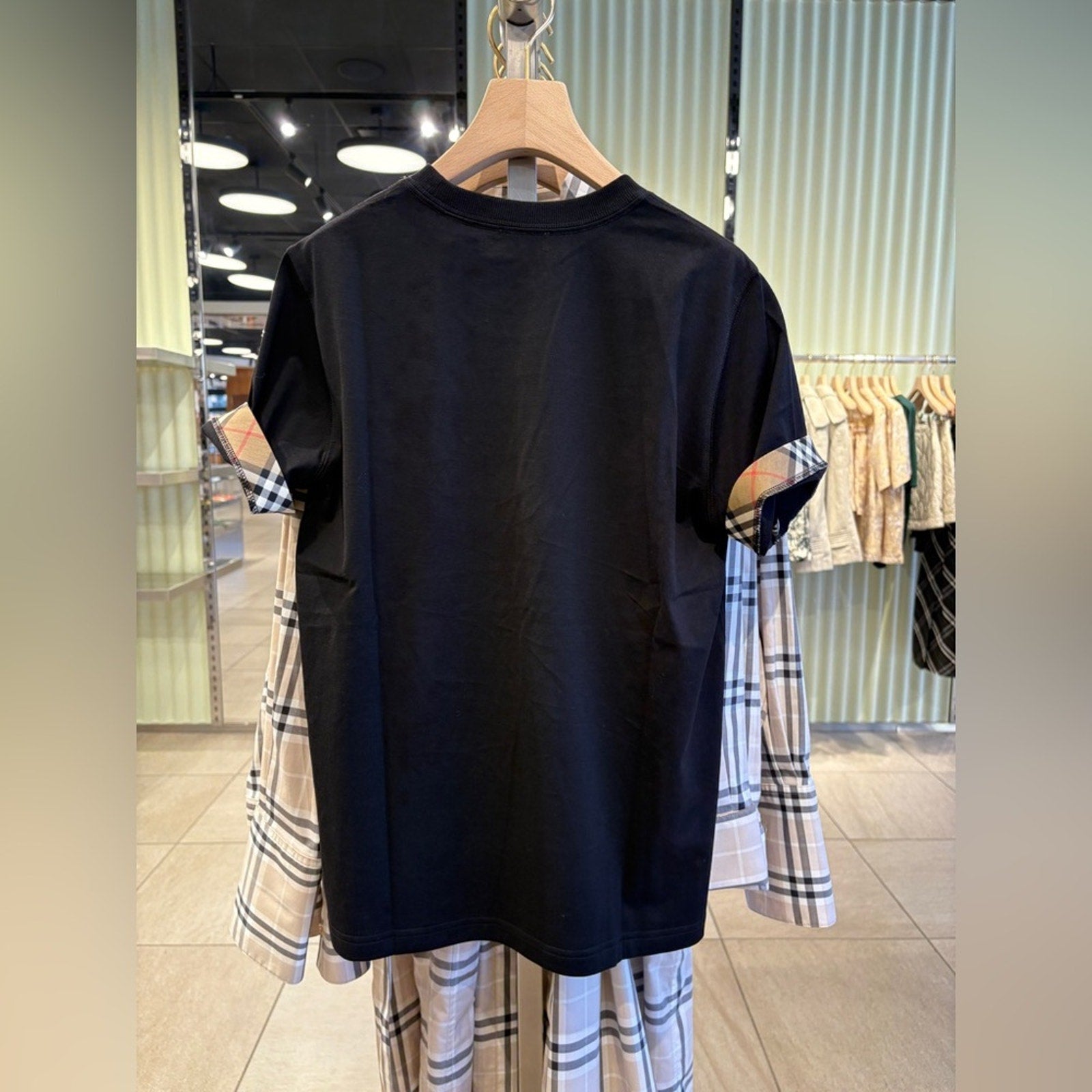 Burberry Unisex oversized unisex Black T-Shirt