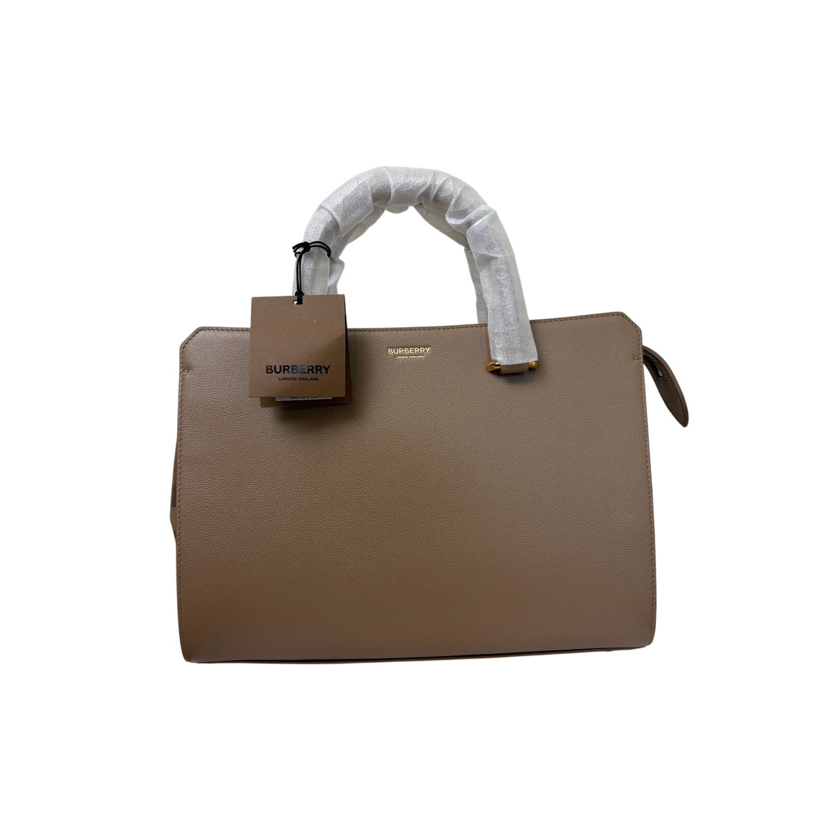 Burberry beige banwell with Signature Check Pattern