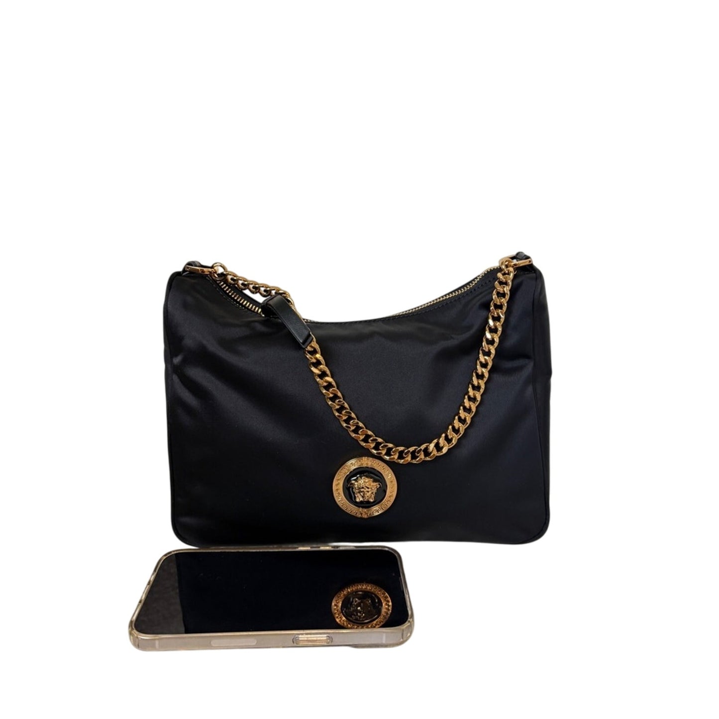 Versace Medusa Black and Gold Women's crossbody/shoulder bag