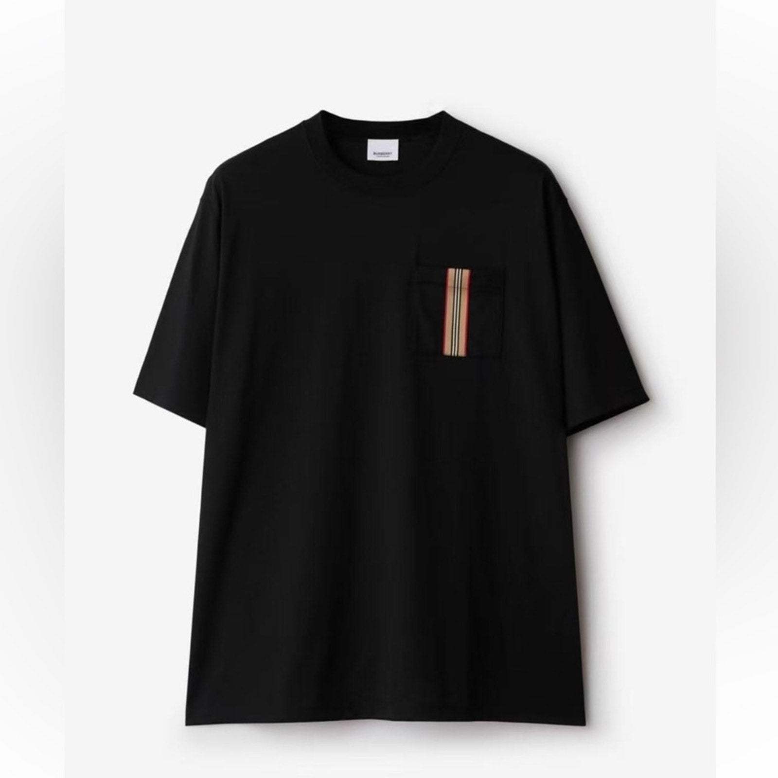 Burberry men’s oversized Black Short Sleeve Tee