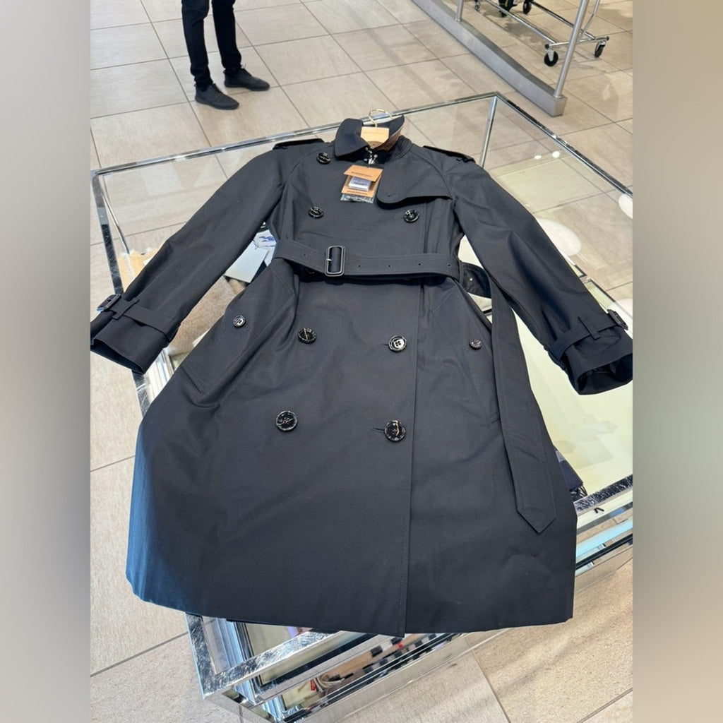 Burberry classic Hillington black Stylish Trench Coat