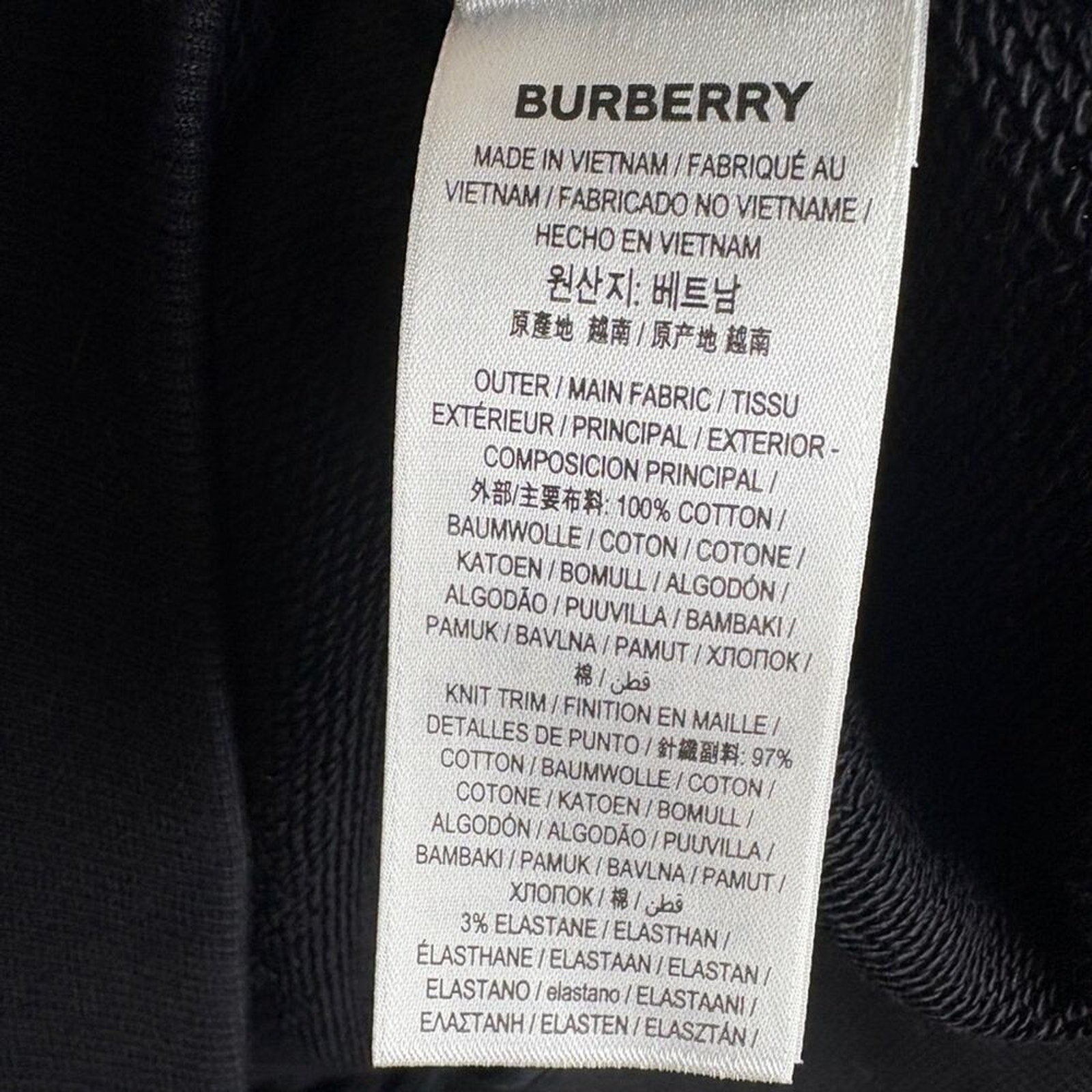 Burberry Black women’s logo Sweater