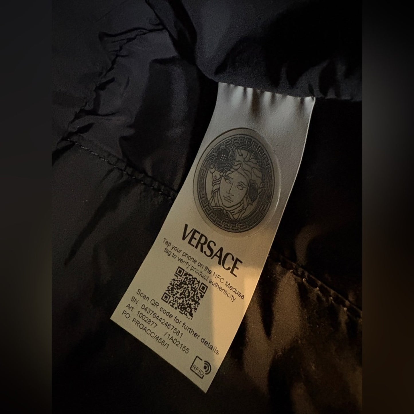 Versace Medusa Black and Gold Women's crossbody/shoulder bag