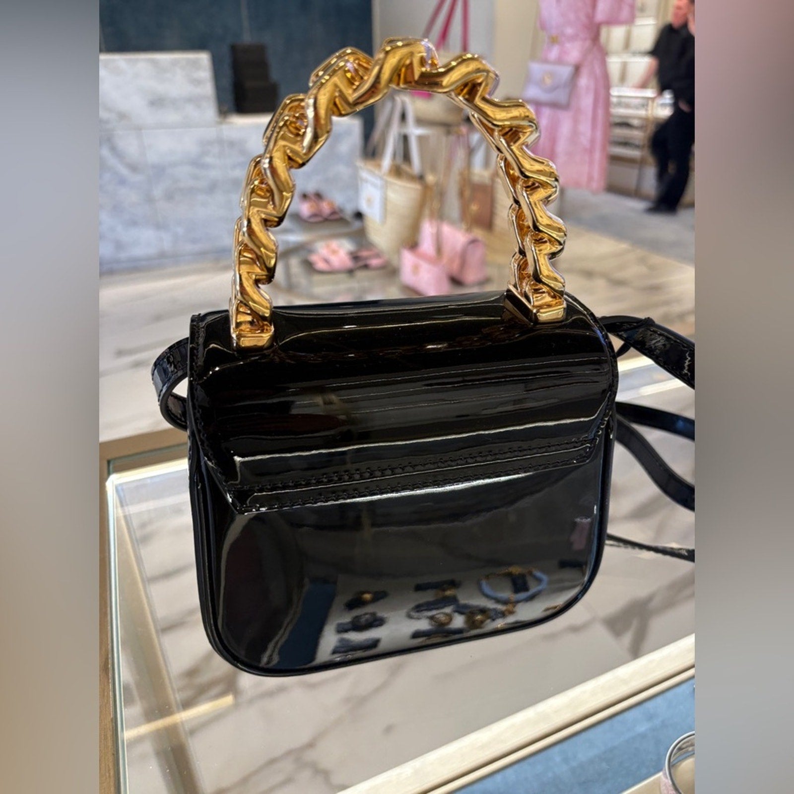 Versace Black and Gold la Medusa Women's Bag