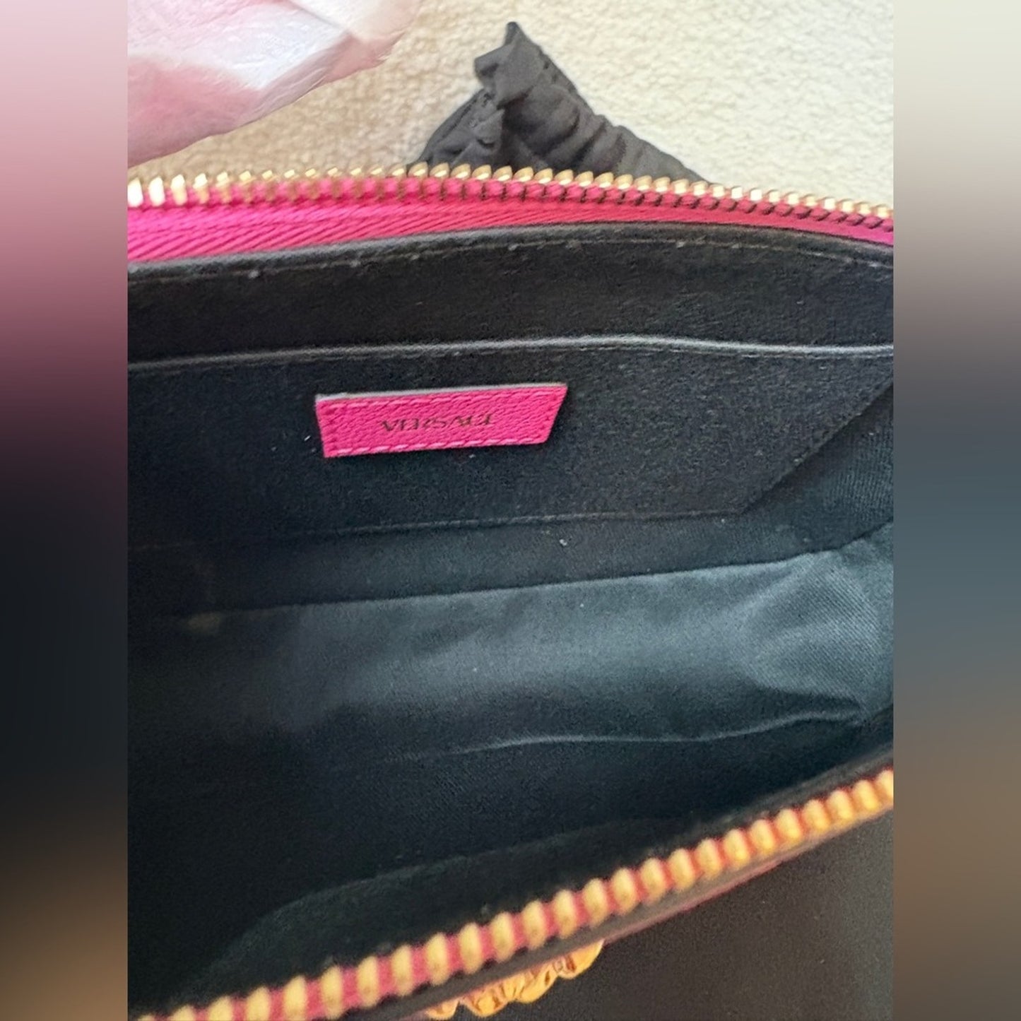 Versace Pink Medusa Shoulder Bag