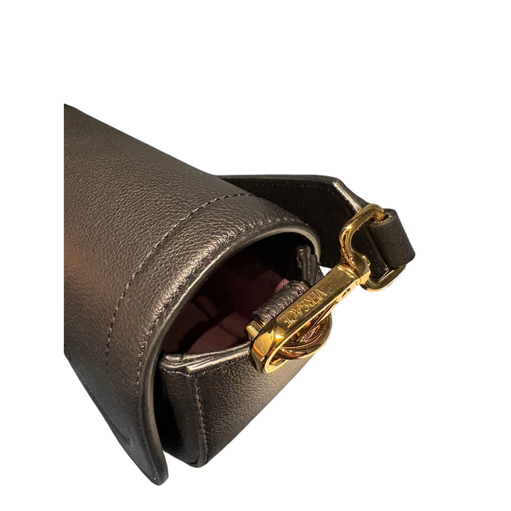 Versace Black la Medusa saddle bag BLACK